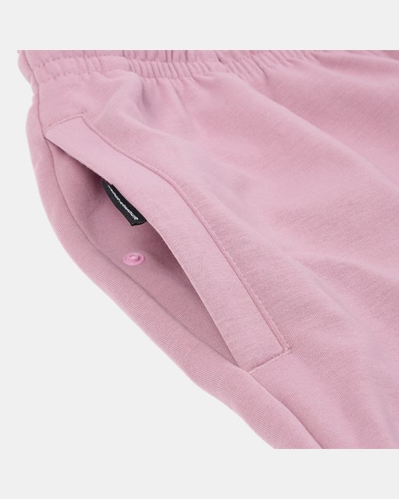 Unisex UA Summit Knit Joggers in Pink image number 5
